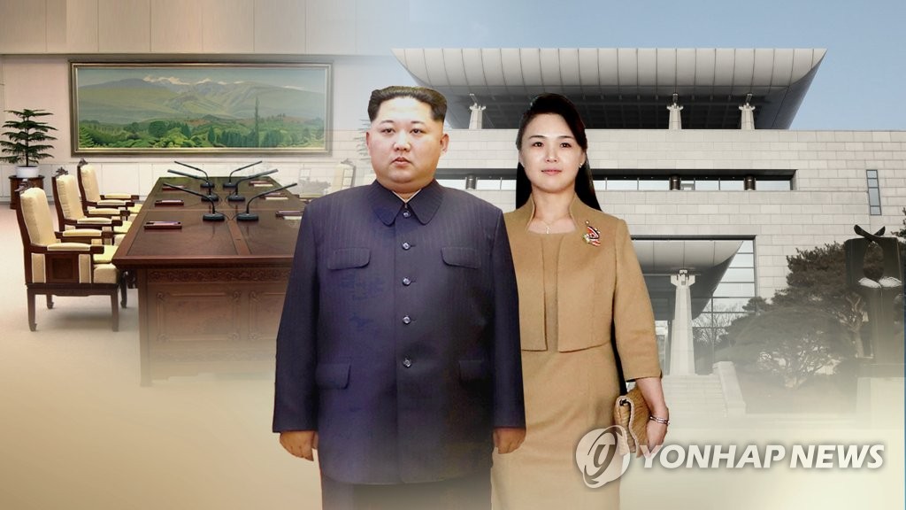 보폭 넓히는 北 리설주, 김정은과 군사분계선 넘을까 (CG)