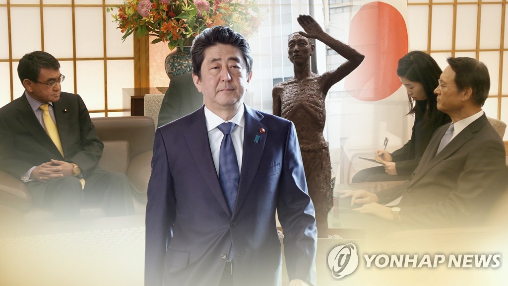 아베, 한국 대법원 신일철주금 배상 판결에 강력 반발(CG)
