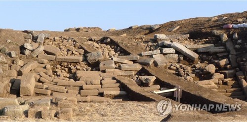 만월대 서부건축군 제2대형계단