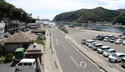 대마도 히타카쓰 항구