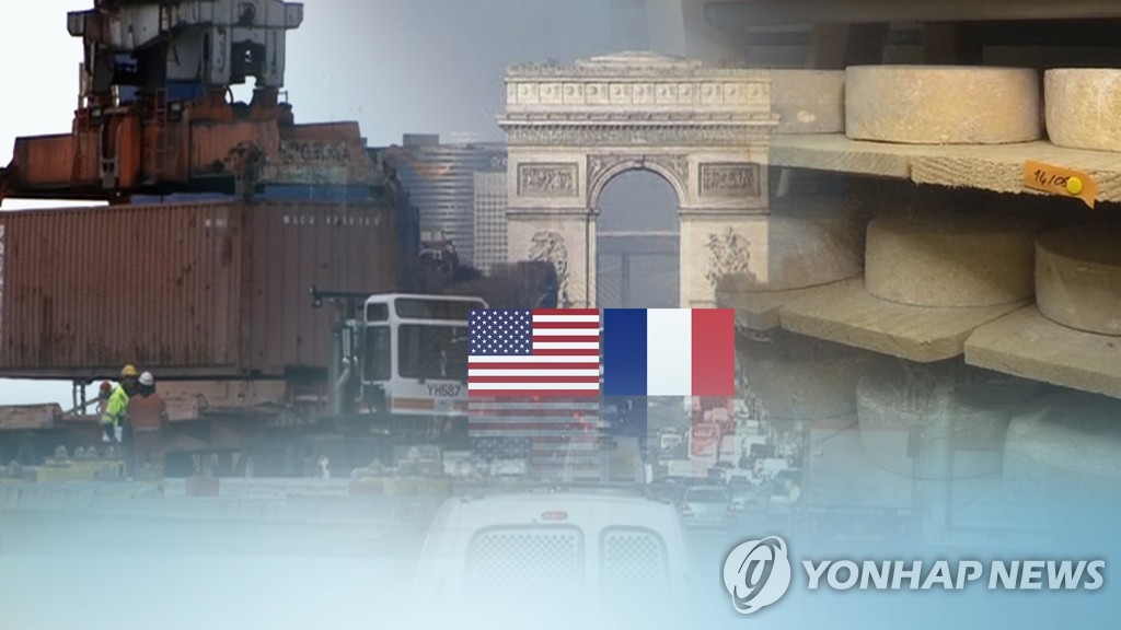 판 커지는 美-유럽 무역전쟁…이번에는 디지털세 갈등 (CG)