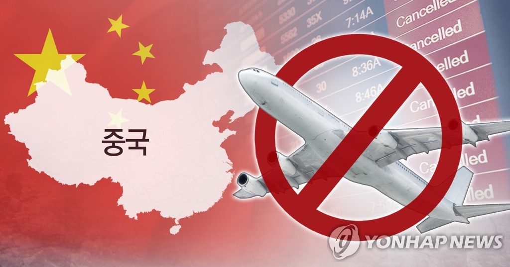 항공업계 중국노선 운항 축소 (PG)