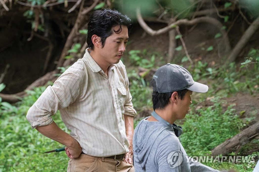 영화 '미나리' 배우 스티븐 연(왼쪽)과 정이삭 감독