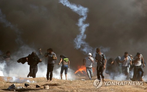 이스라엘군 발포로 가자지구서 아동 6명 등 60명 숨져