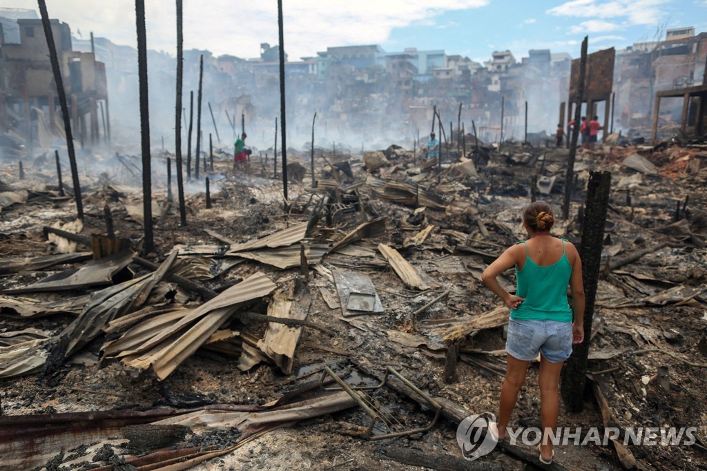 BRAZIL-FIRE-AFTERMATH