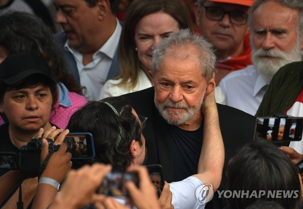 BRAZIL-JUSTICE-LULA DA SILVA-RELEASE