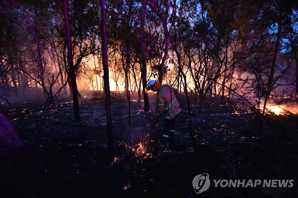 TOPSHOT-AUSTRALIA-WEATHER-FIRES