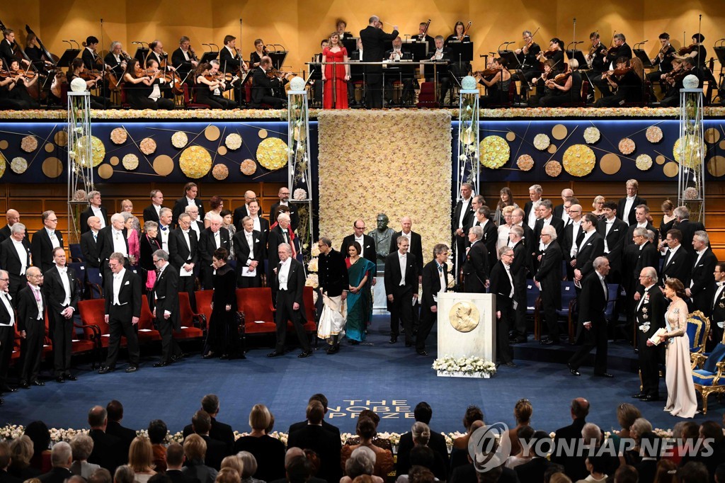SWEDEN-NOBEL-PRIZE-2019
