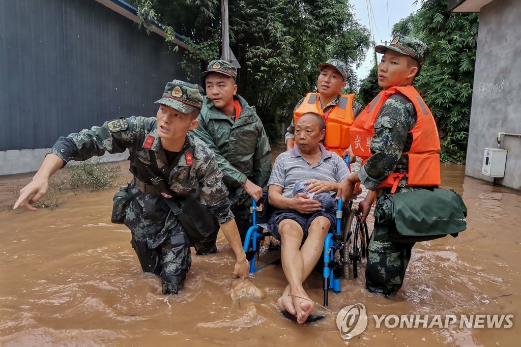 CHINA-WEATHER-FLOODS