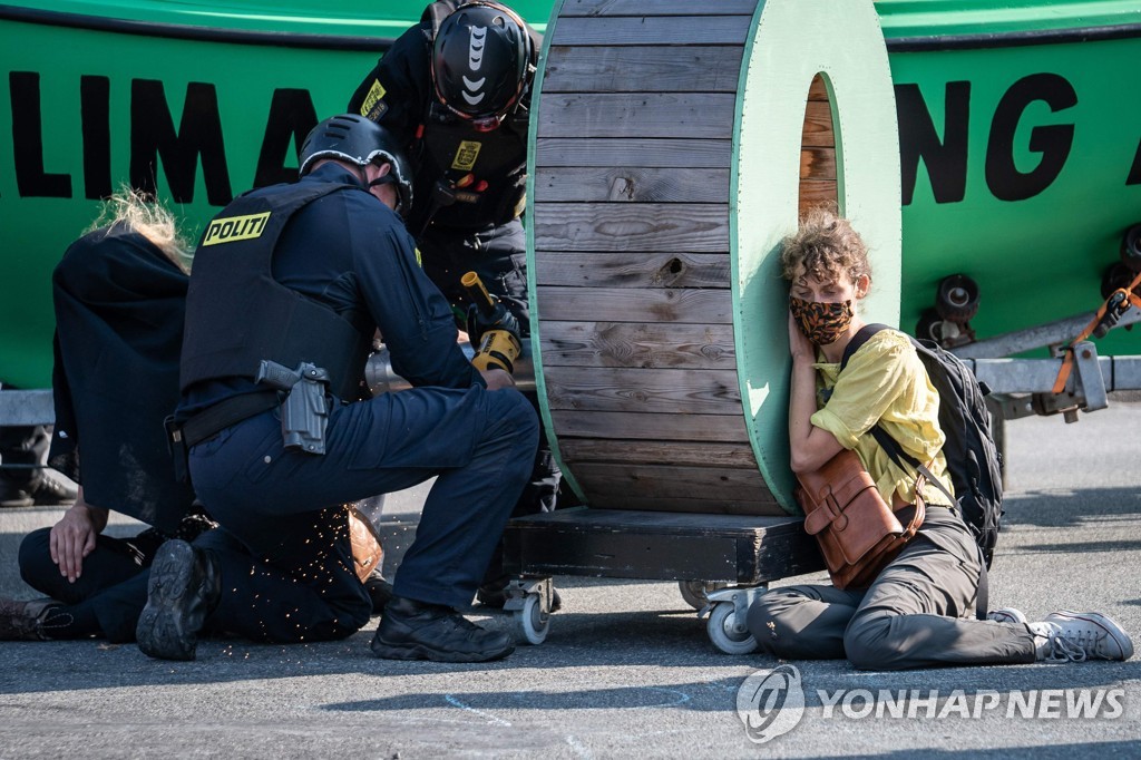 DENMARK-POLITICS-CLIMATE-EXTINCTION REBELLION-PROTEST