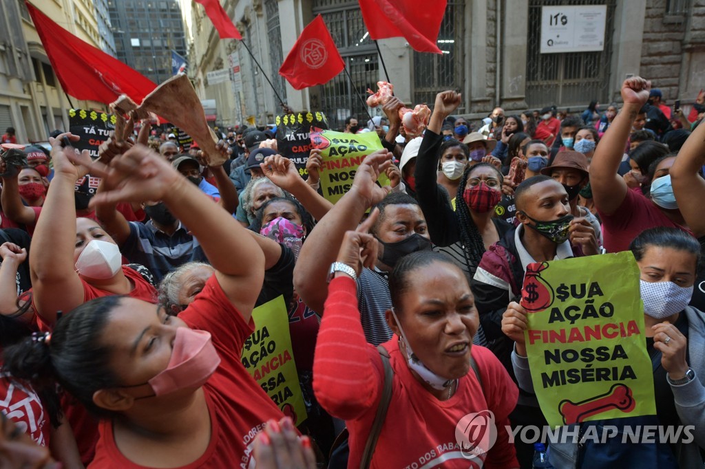 BRAZIL-ECONOMY-POVERTY-PROTEST