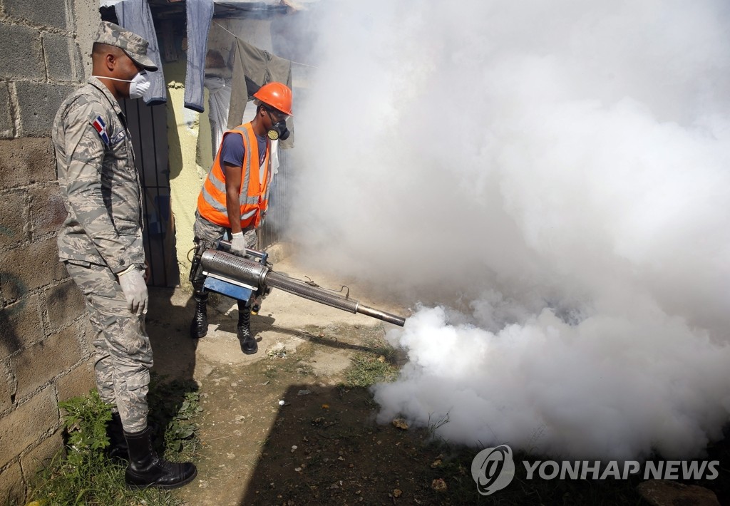 중남미 방역 모습/epa