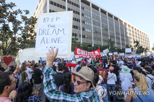 DACA 폐지 반대 시위