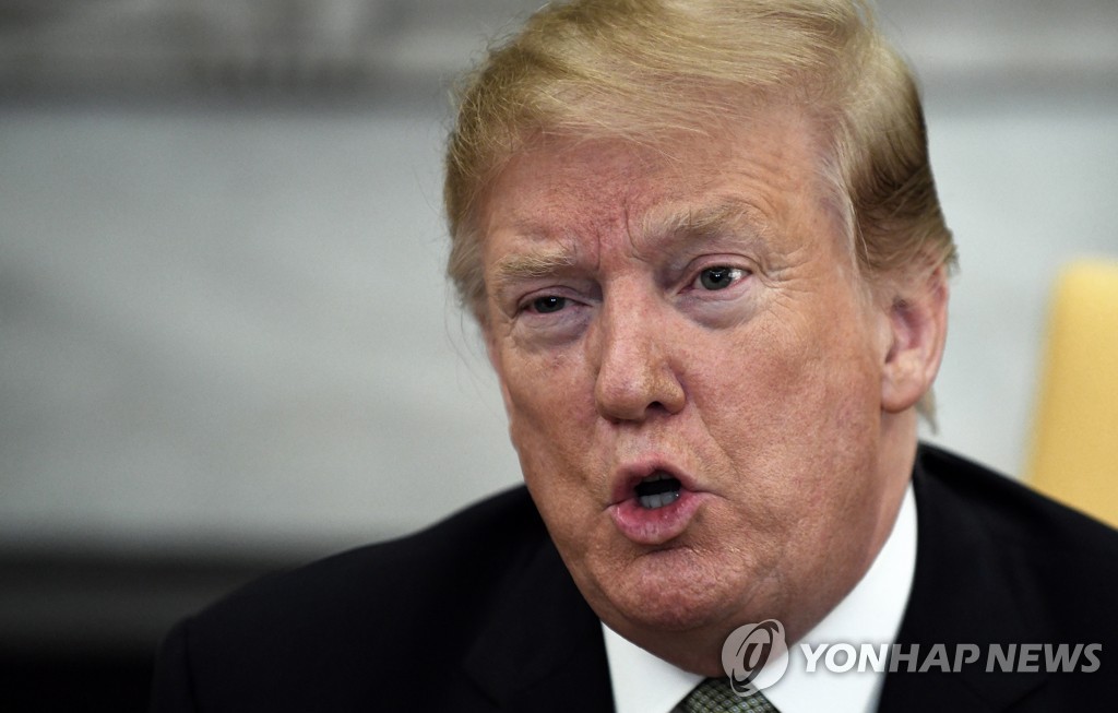 도널드 트럼프 미 대통령