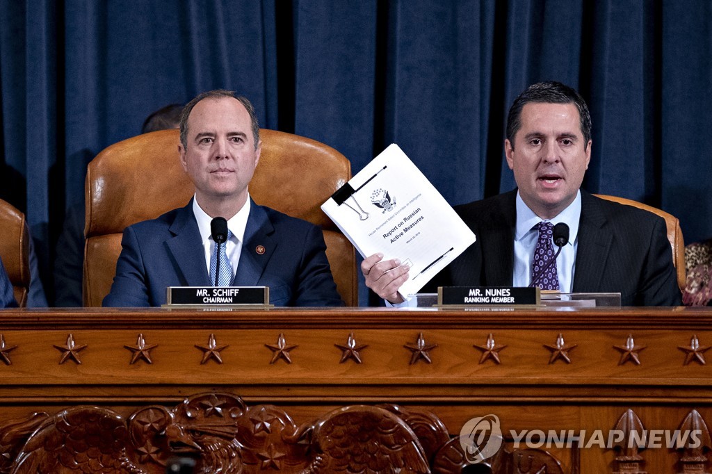USA IMPEACHMENT HOUSE INQUIRY OPEN HEARING