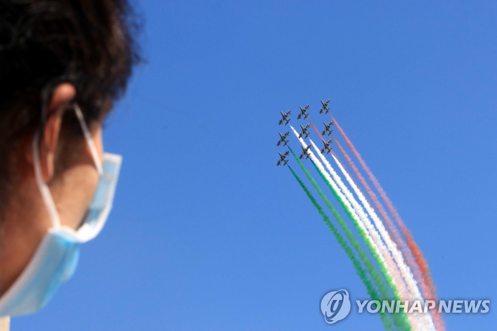 ITALY FRECCE TRICOLORI REPUBLIC DAY CORONAVIRUS