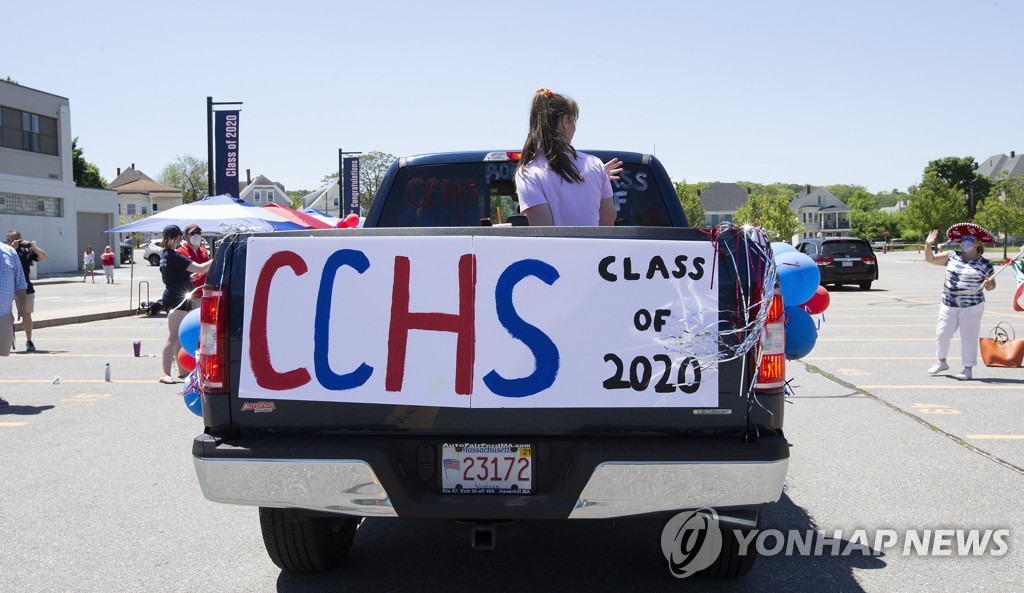 USA HIGH SCHOOL PARADE PANDEMIC CORONAVIRUS COVID19