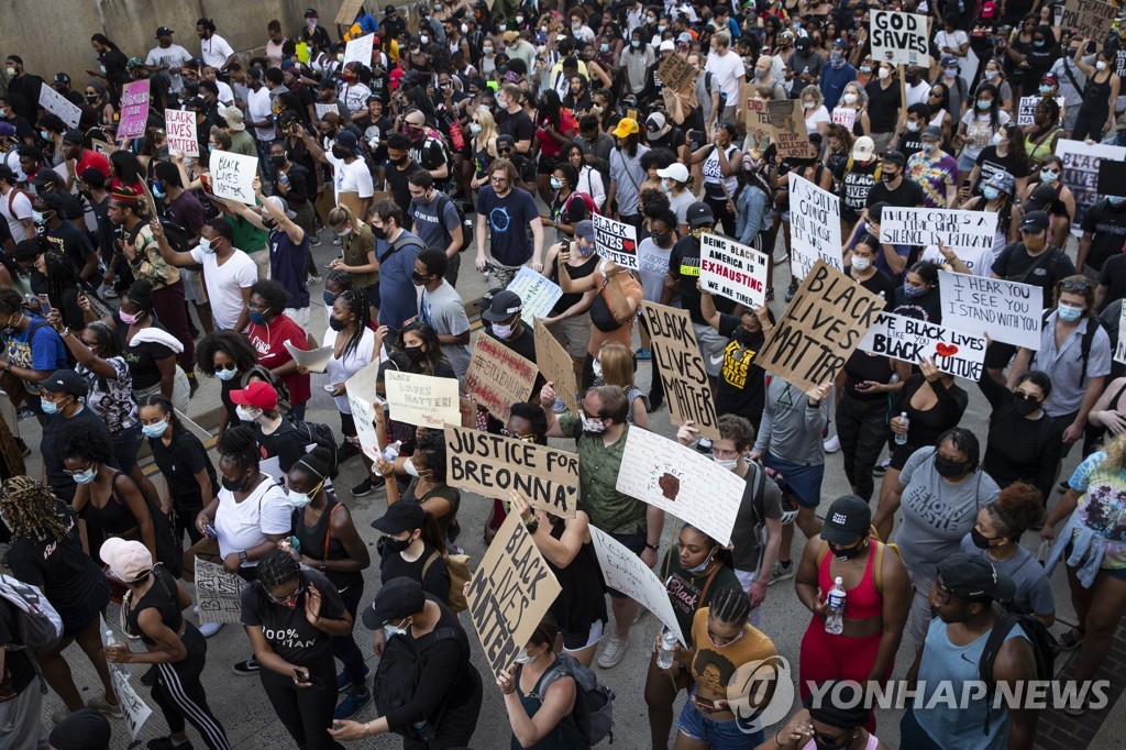 USA GEORGE FLOYD DEATH PROTEST