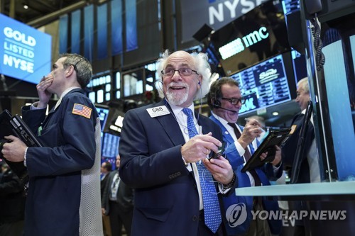 새해 첫 거래일 뉴욕증권거래소(NYSE)