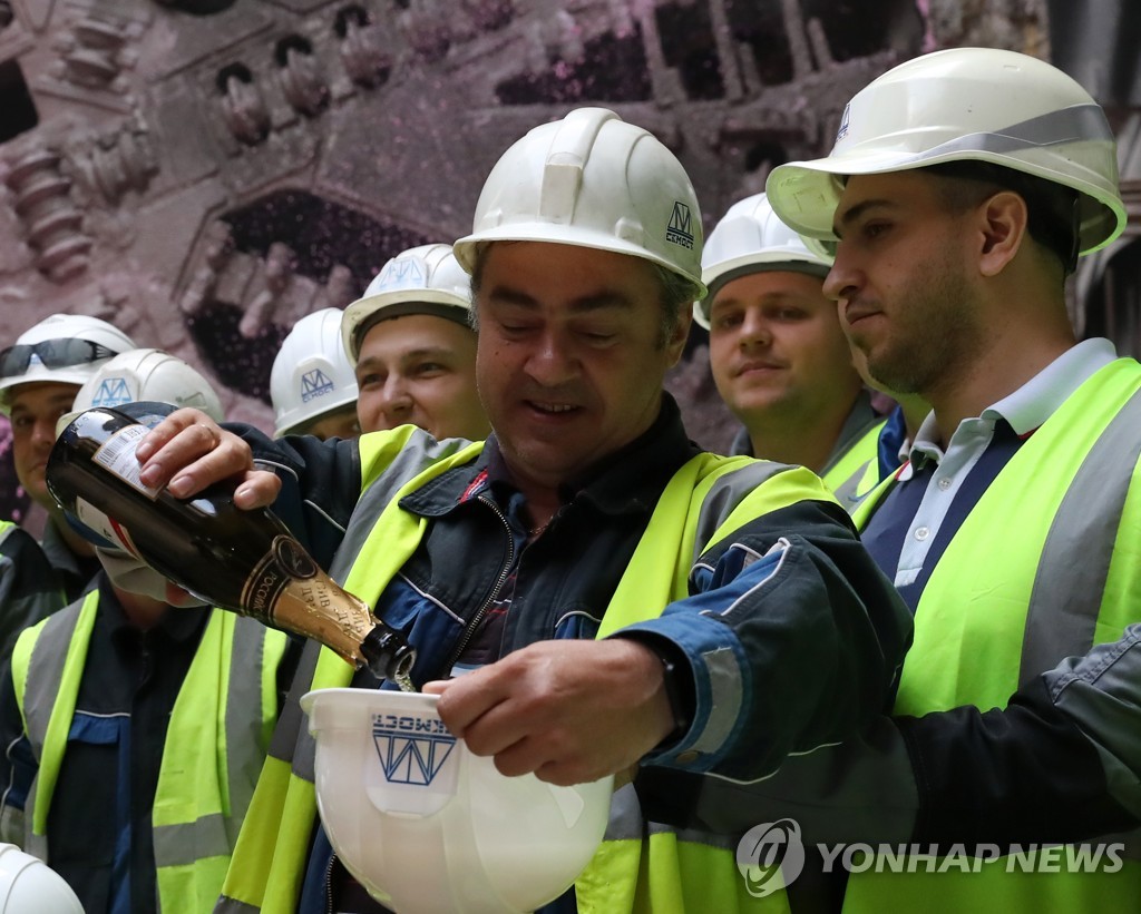 Construction site of Nizhegorodskaya Station of Moscow Underground