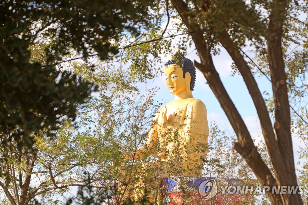 12m statue of Buddha unveiled in Kalmykia, Russia