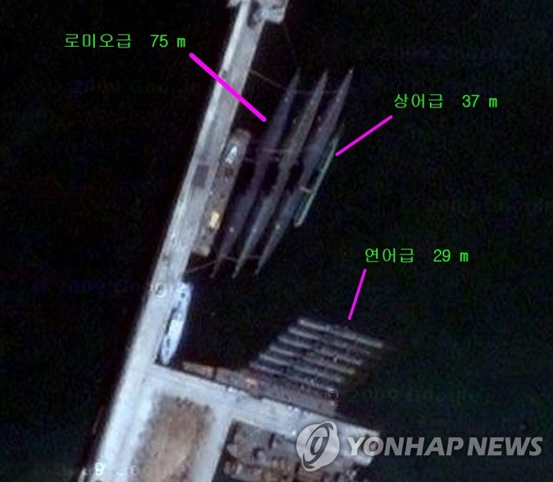 북한 비파곶 잠수함기지(자료)