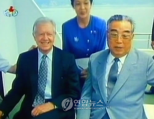 1994년 북한 방문한 카터 前대통령