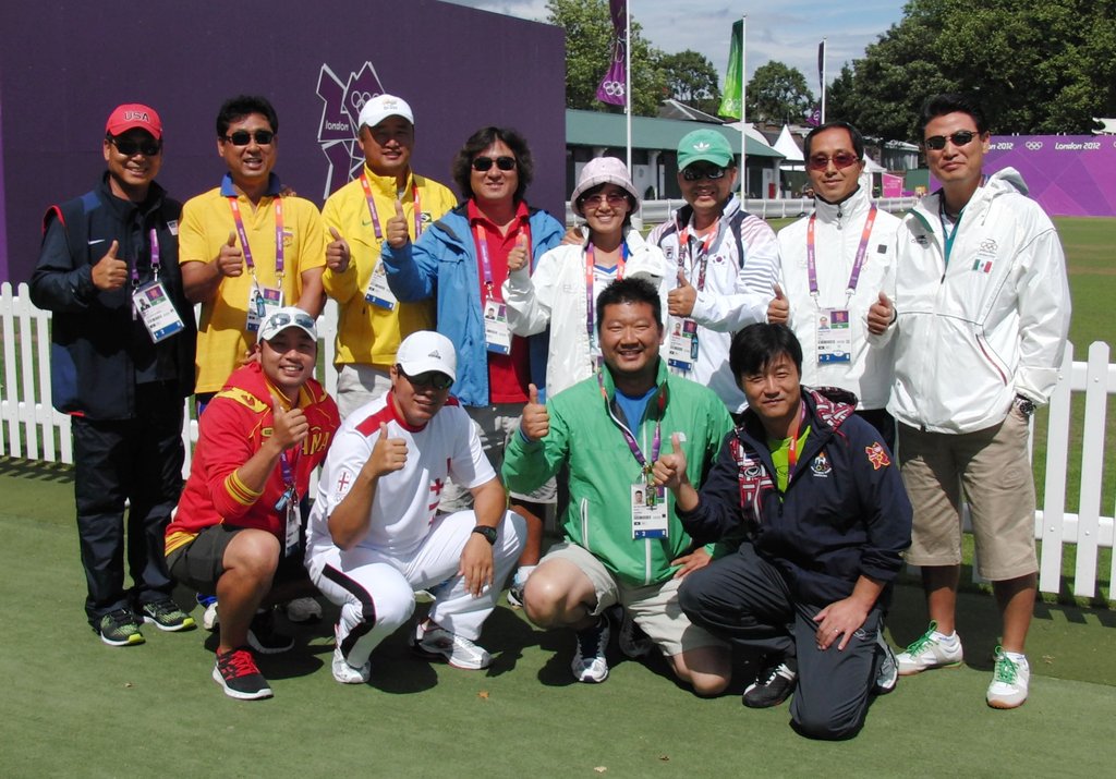 2012년 런던올림픽에 출전한 한국인 감독들(연합뉴스 자료사진)