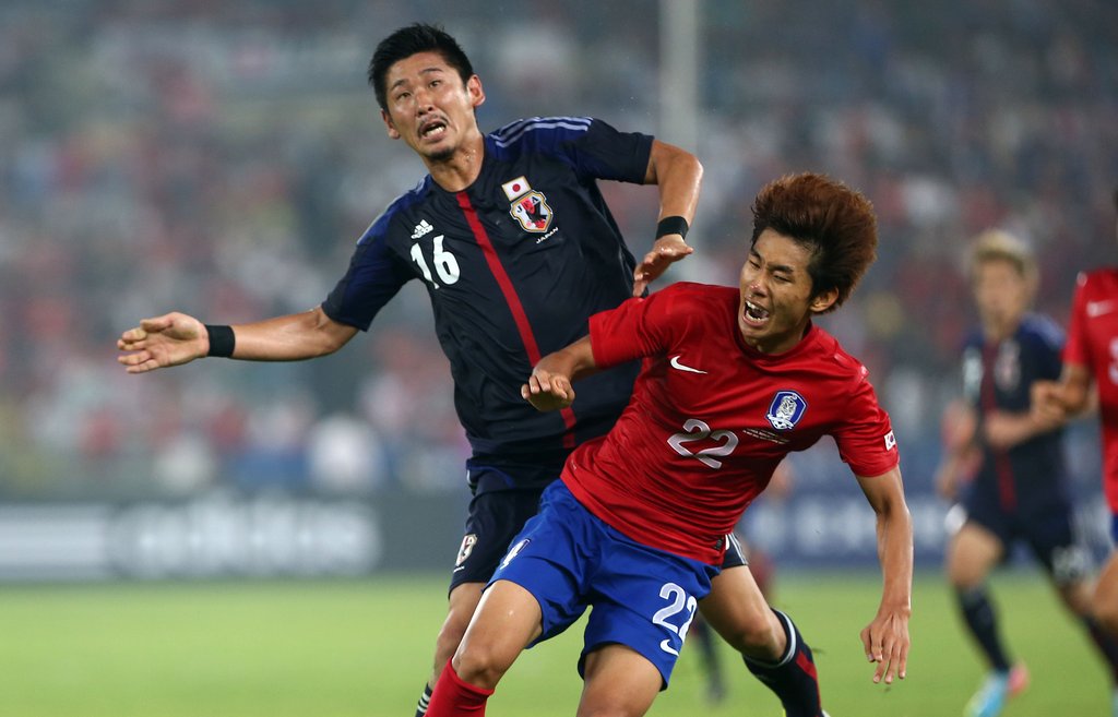 2013 동아시안컵 축구대회 한일전 경기 모습