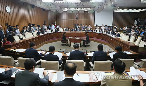 세월호 국조특위 기관보고 시작