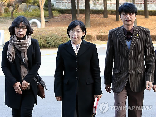 최종변론 참석하는 이정희 대표