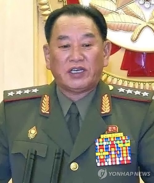 북한 김영철 정찰총국장(연합뉴스 자료사진)