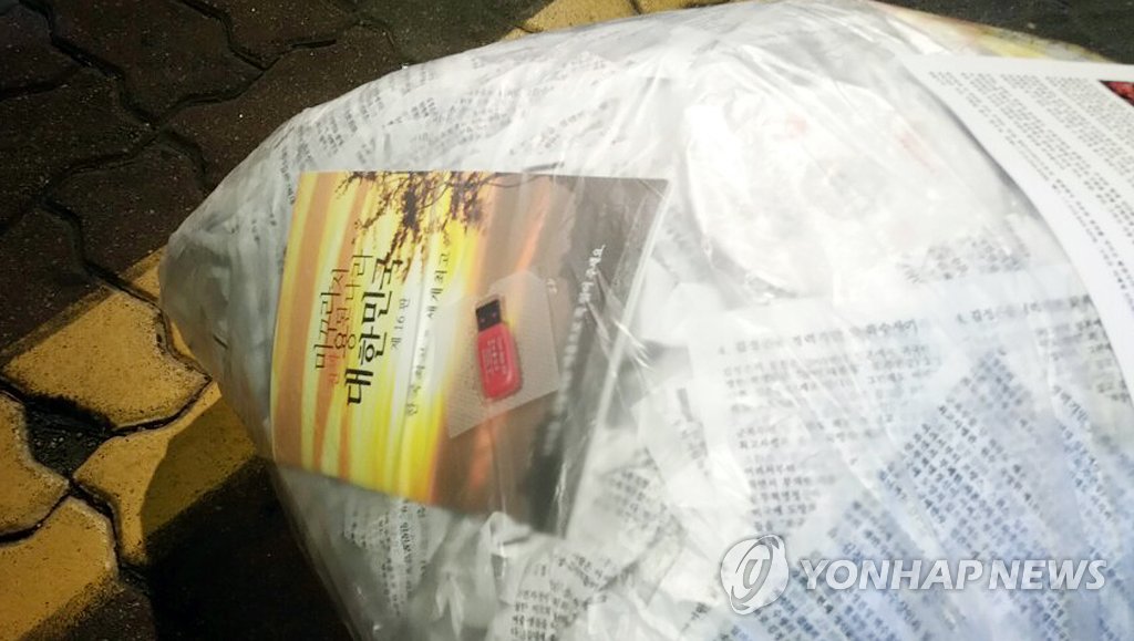 날리지 못한 대북전단