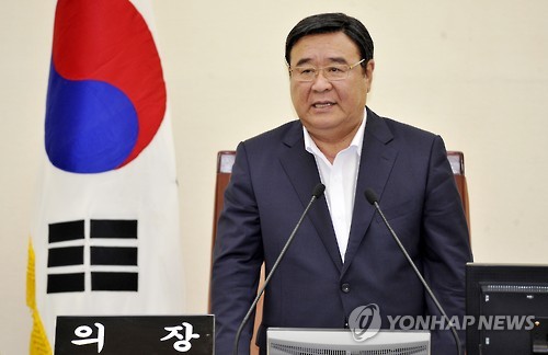 개회사하는 구성지 제주도의회 의장