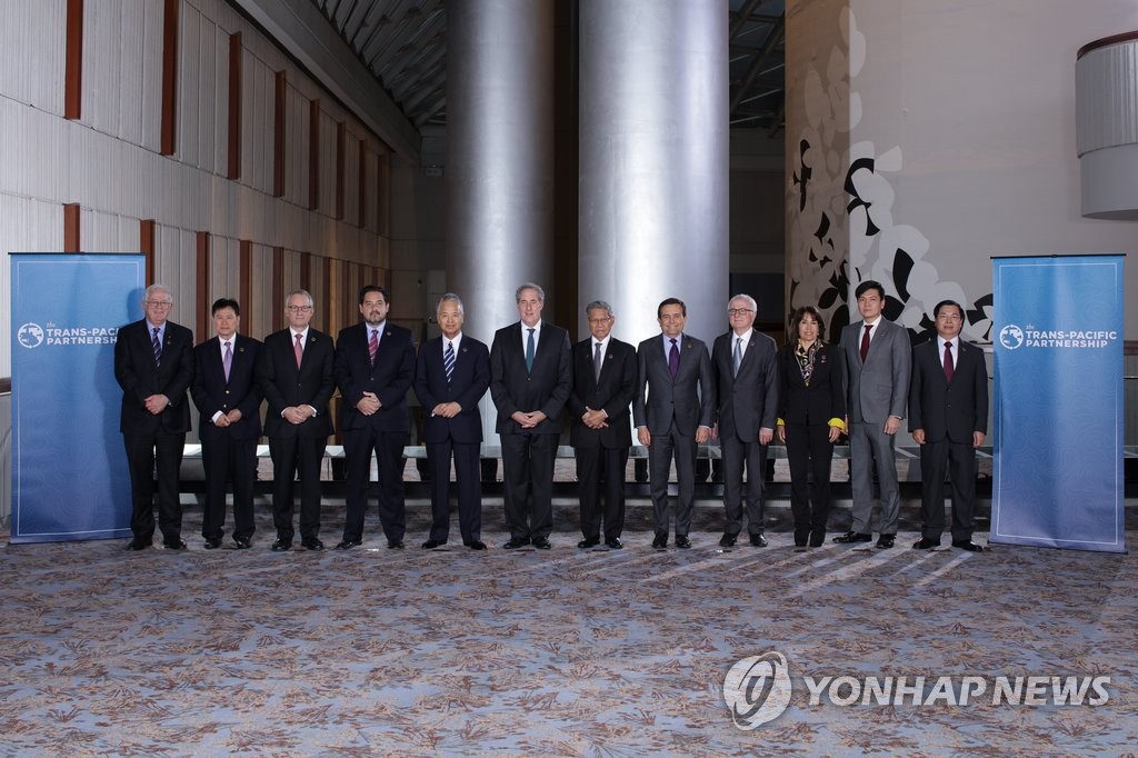 TPP 협상 참가 12개국 장관들