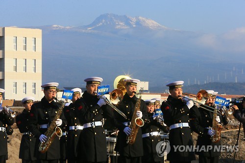 제7기동전단 제주해군기지 전개