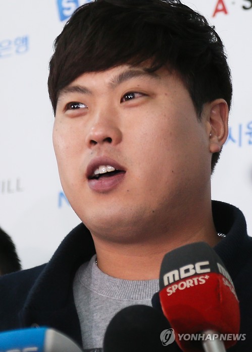 언제나 여유있는 표정의 류현진