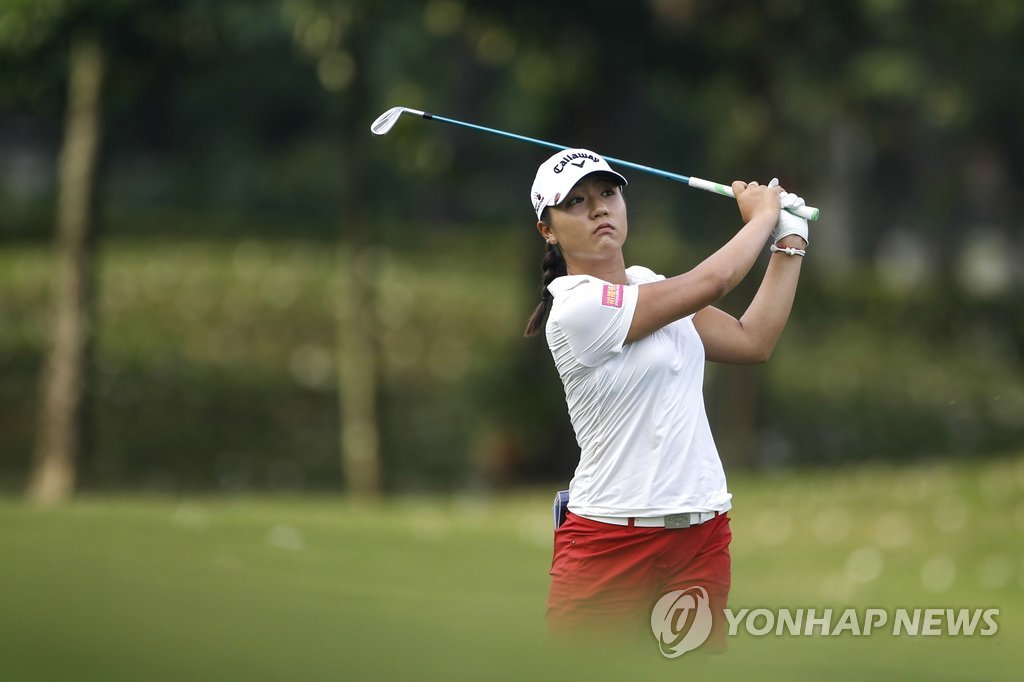 리디아 고의 아이언샷.