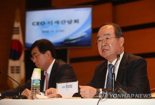 정성립 사장 기자간담회