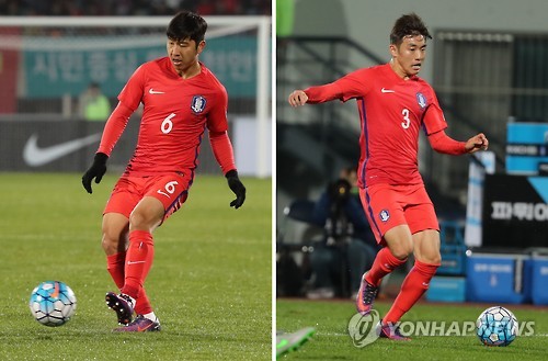 대표팀 왼쪽 수비수는?