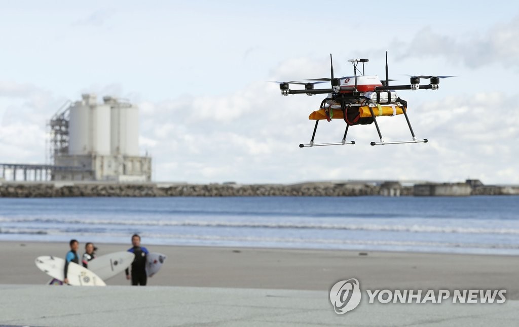 日서 드론 '완전자율 비행' 배송시험