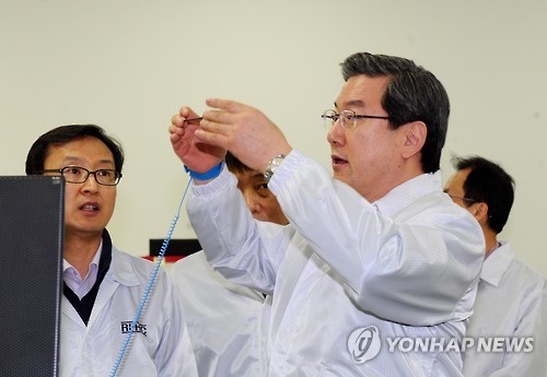 주영섭 중기청장, 글로벌 강소기업 방문