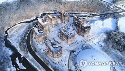 평창 올림픽 선수촌 전경