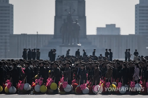 평양의 '태양절' 준비