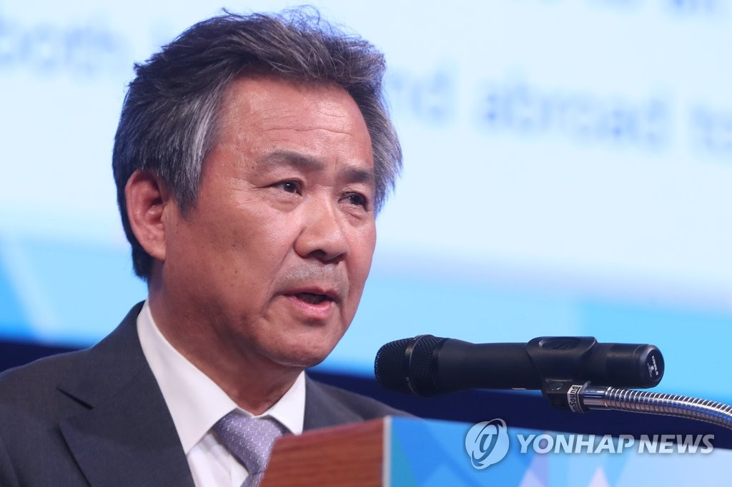 이기흥 대한체육회장.