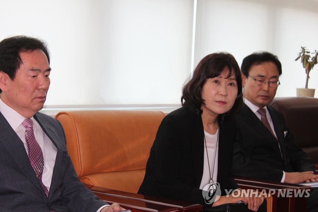 간담회 하는 울산교육감 권한대행