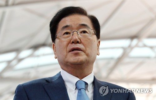질문받는 정의용 안보실장