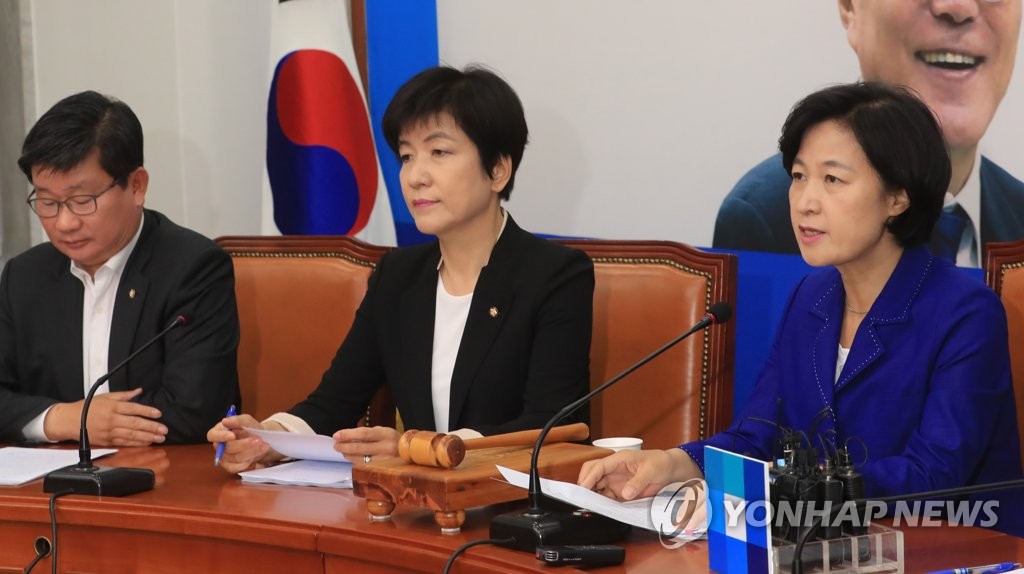 발언하는 추미애 대표