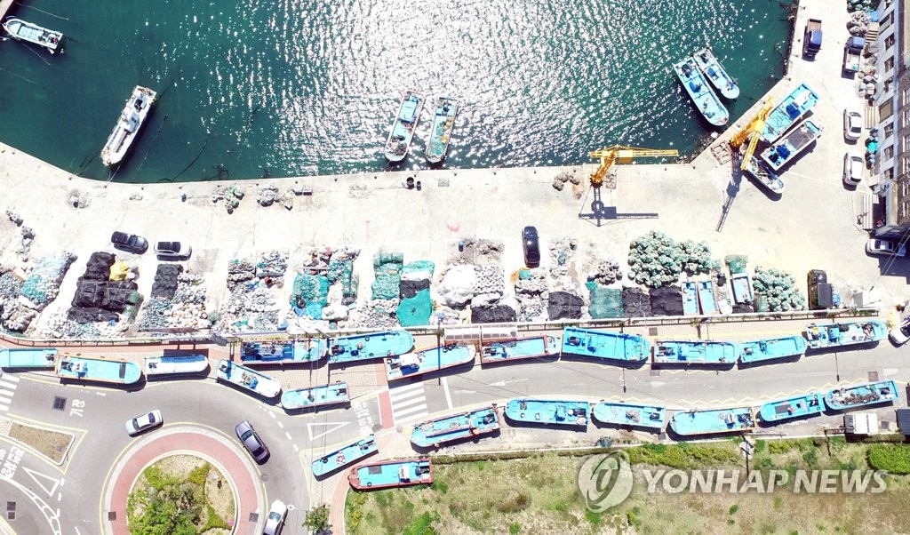태풍 간접영향 어선 대피
