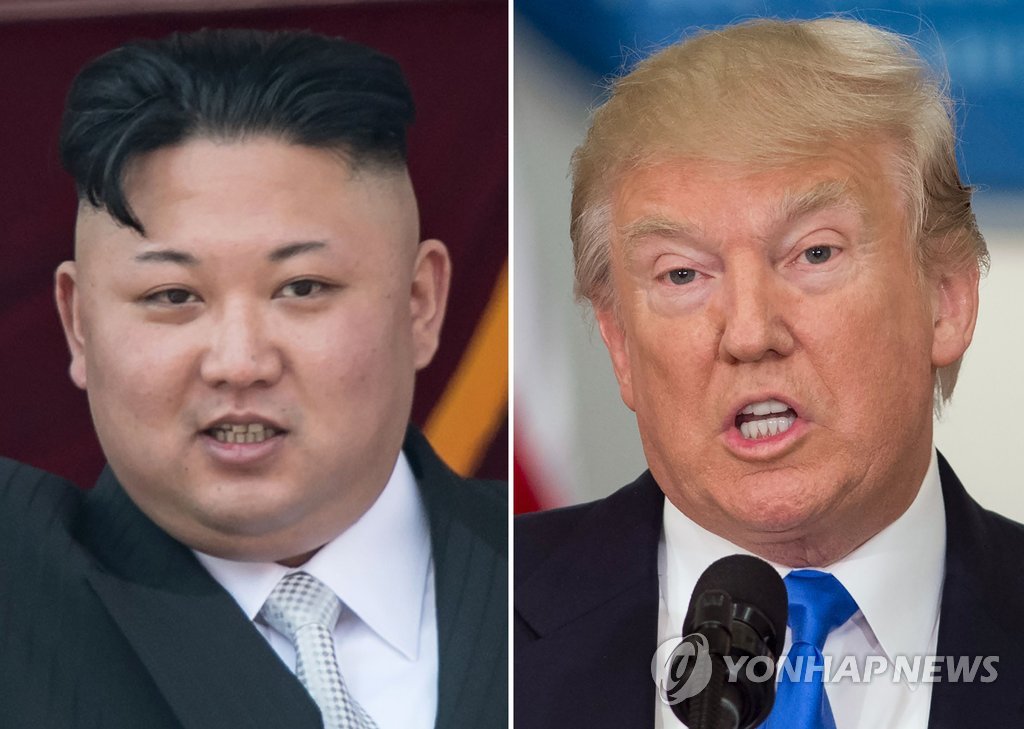 도널드 트럼프 미국 대통령(오른쪽)과 김정은 북한 노동당 위원장 [EPA=연합뉴스]